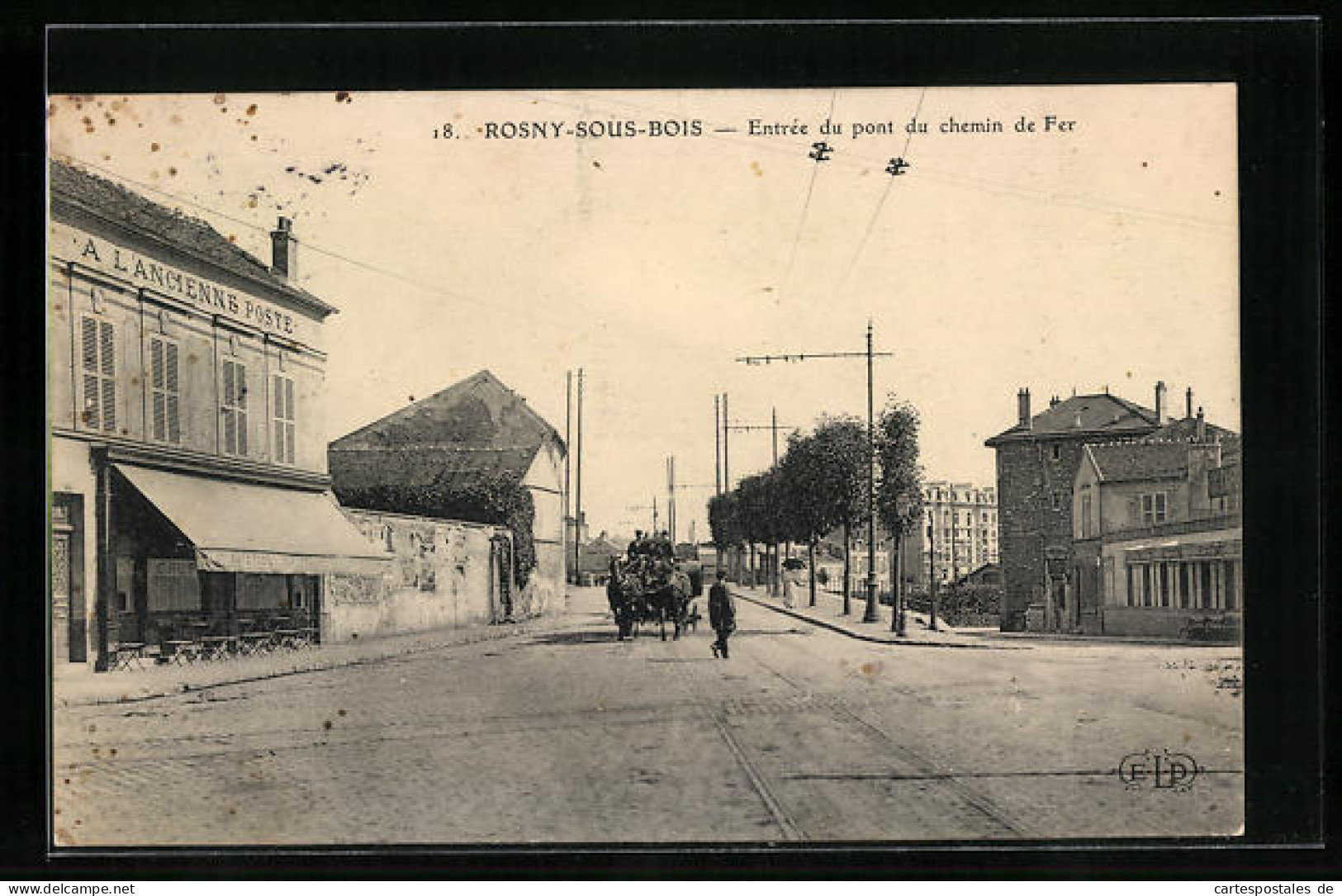 CPA Rosny-sous-Bois, Entree Du Pont Du Chemin De Fer  - Rosny Sous Bois