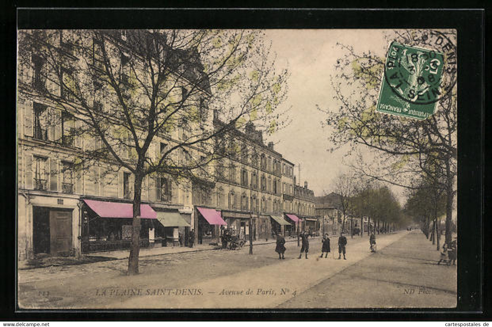 CPA La Plaine Saint-Denis, Avenue De Paris, N° 4  - Saint Denis