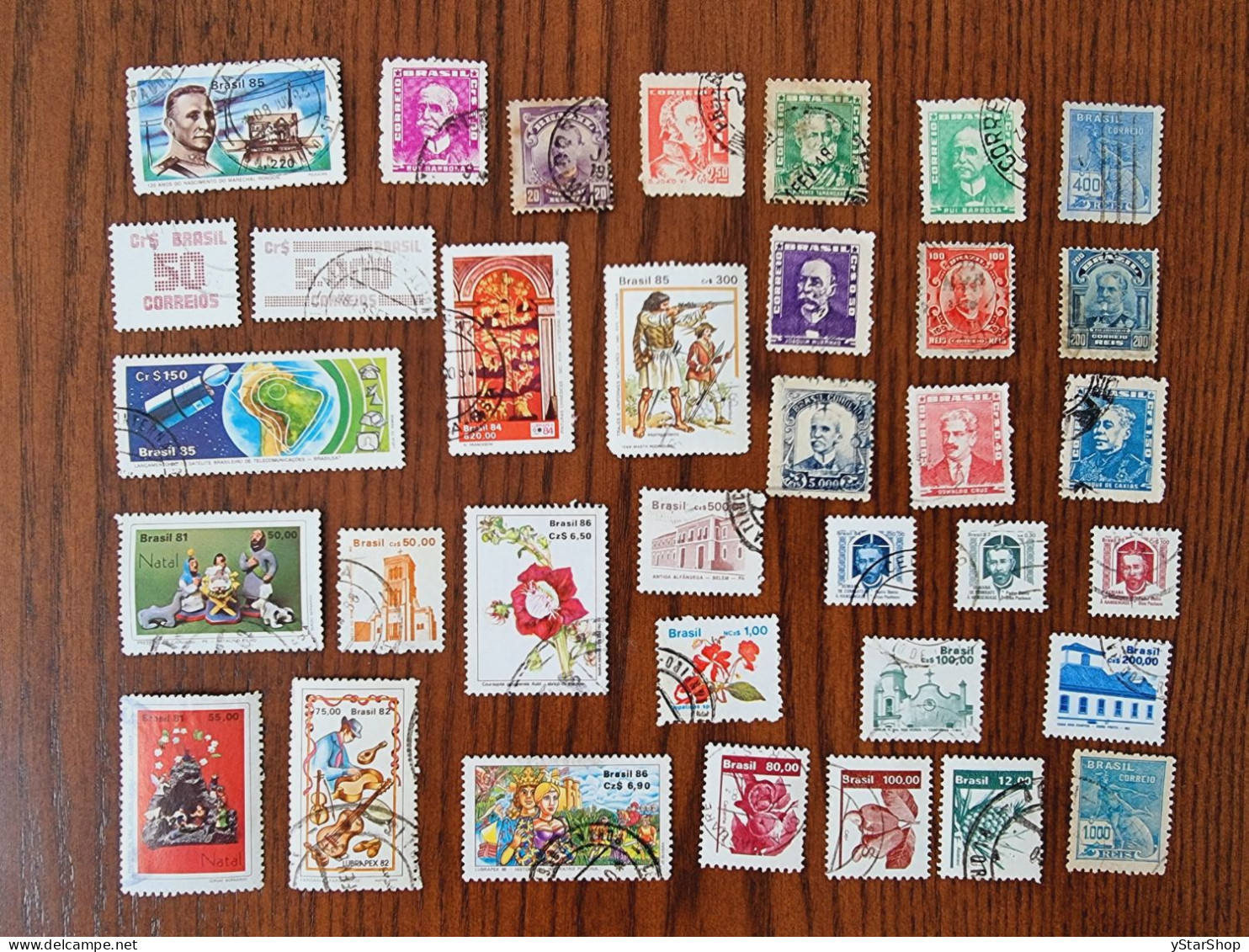 Brazil Stamp Lot - Used - Various Themes - Lots & Serien