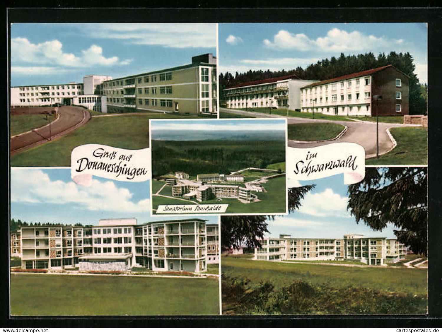 AK Donaueschingen I. Schwarzwald, Ansichten Des Sanatoriums Sonnhalde  - Donaueschingen