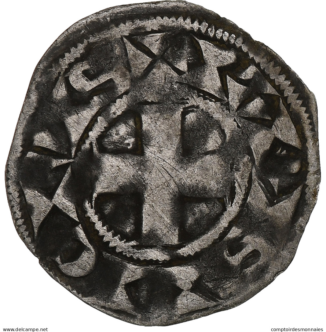 France, Philippe II Auguste, Denier Parisis, 1180-1223, Paris, Billon, TB+ - 1180-1223 Filippo II Augusto