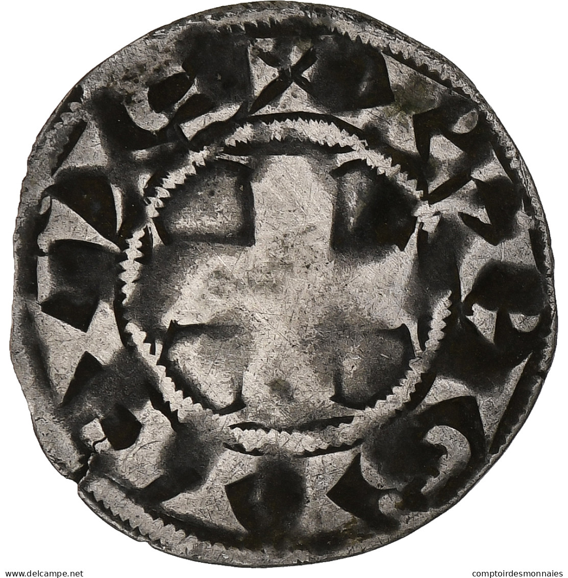 France, Philippe II Auguste, Denier Parisis, 1180-1223, Paris, Billon, TB+ - 1180-1223 Philippe II Auguste