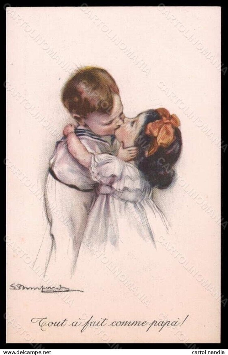 Artist Signed Illustratori Bompard Children Serie 920-2 Postcard VK6717 - Autres & Non Classés