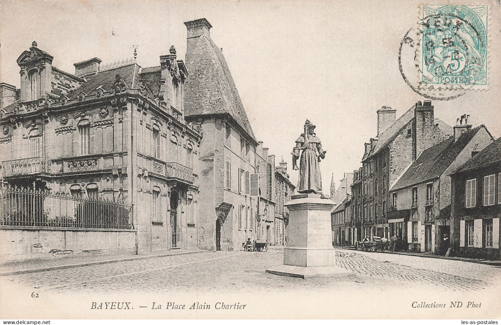 14 BAYEUX LA PLACE ALAIN CHARTIER - Bayeux