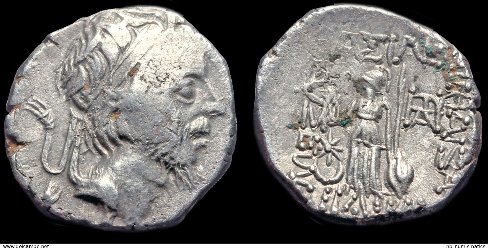 Kings Of Cappadocia Ariobarzanes III Eusebes Philoromaios AR Drachm - Grecques