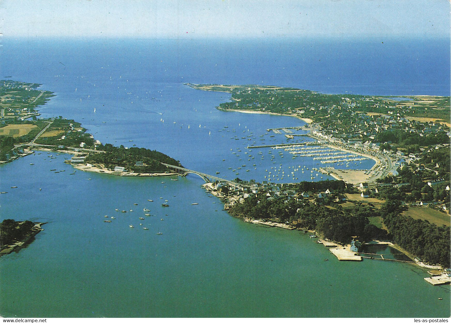 56  LA TRINITE SUR MER LE PORT ET LA POINTE DE KERBIHAN - La Trinite Sur Mer