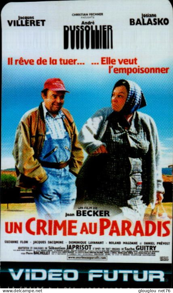 VIDEO FUTUR.. UN CRIME AU PARADIS... - Autres & Non Classés