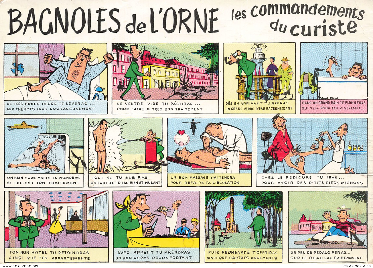 61 BAGNOLES DE L ORNE LES COMMANDEMENTS DU CURISTE - Bagnoles De L'Orne