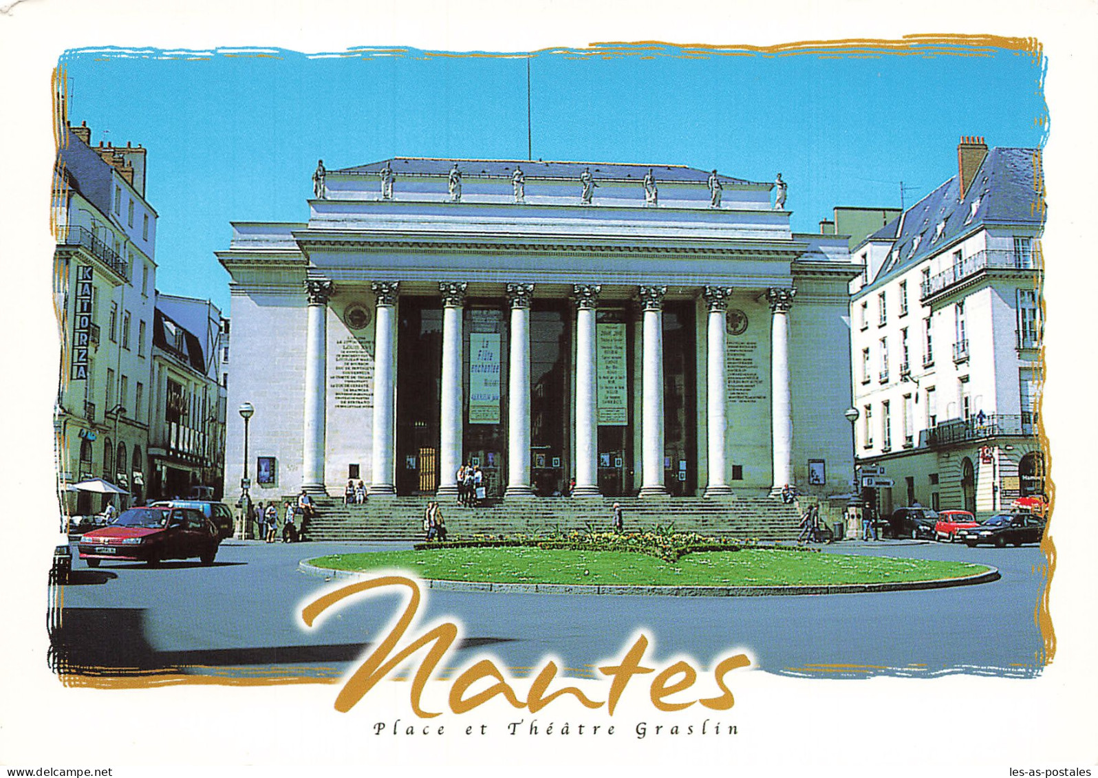 44 NANTES PLACE ET THEATRE GRASLIN - Nantes