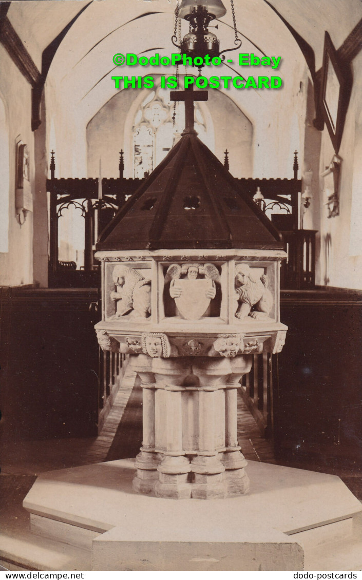 R433189 Unknown Place. Interior Of A Church. Old Photography. Postcard - Welt