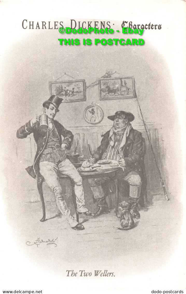 R432616 Charles Dickens. Characters. The Two Wellers. A Gemini Art Studio - Welt