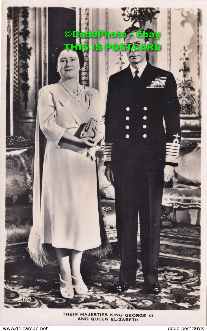 R433202 5110. Their Majesties King George VI And Queen Elizabeth. Valentines. RP - Monde