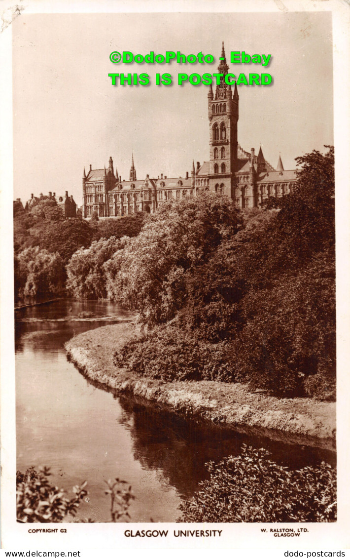 R432629 Glasgow University. W. Ralston. RP. 1957. Ralston Series - Monde