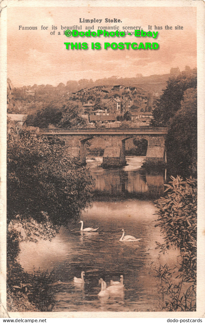 R432852 Limpley Stoke. Famous For Its Beautiful And Romantic Scenery. Swans. R. - Monde