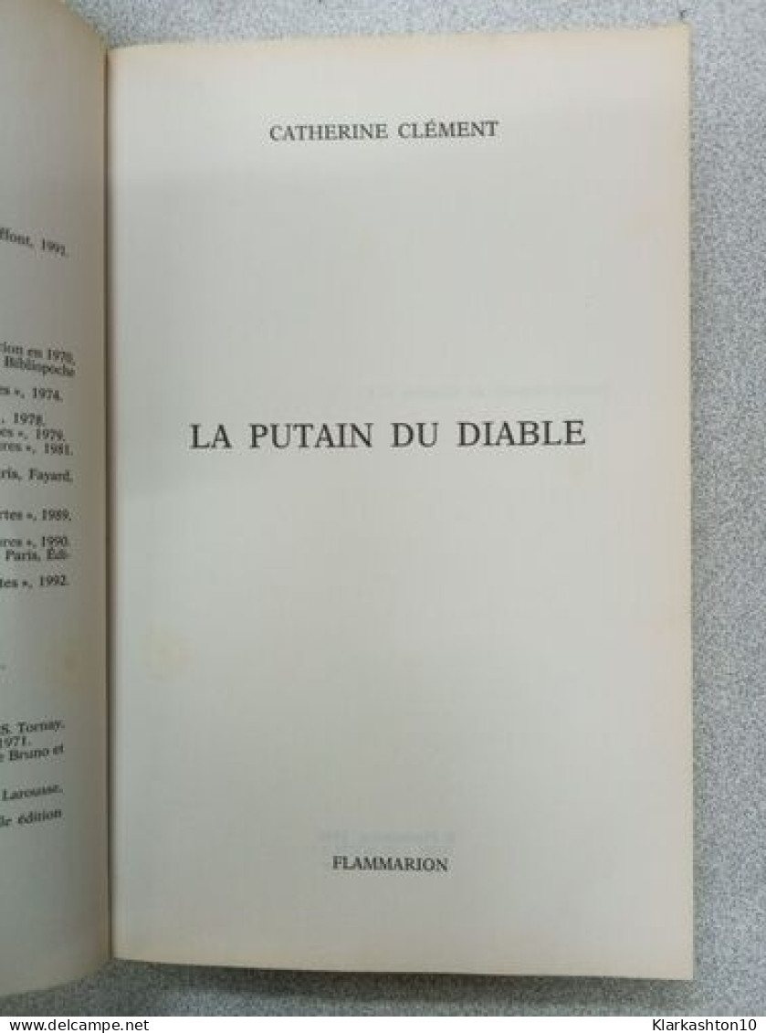 La Putain Du Diable - Otros & Sin Clasificación