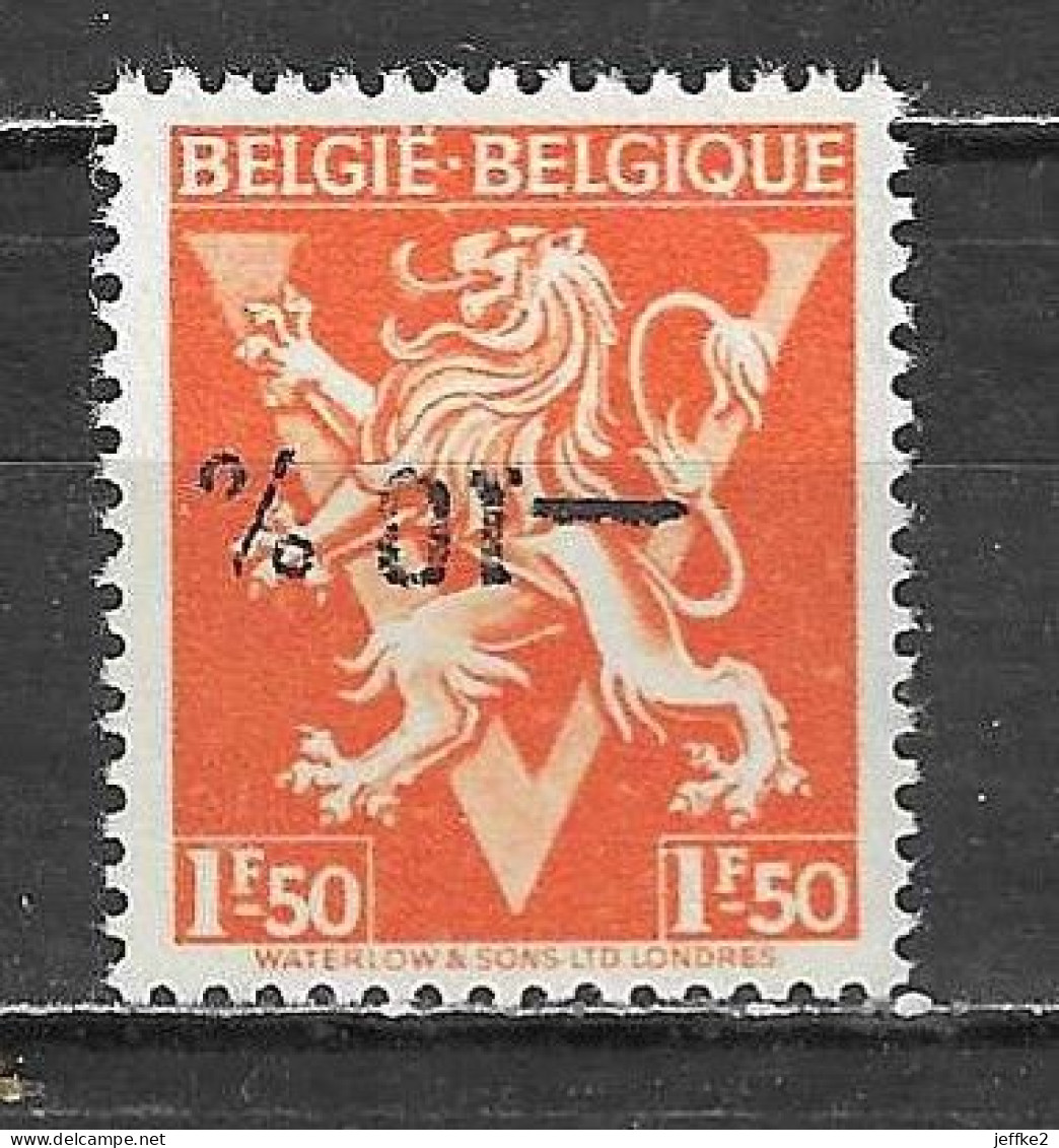 724K**  Lion Héraldique Surchargé -10% - Bonne Valeur - MNH** - LOOK!!!! - 1946 -10%