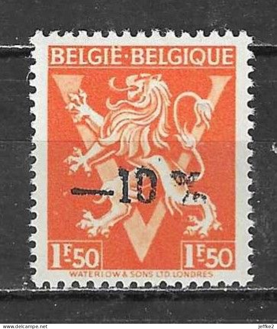 724K**  Lion Héraldique Surchargé -10% - Bonne Valeur - MNH** - LOOK!!!! - 1946 -10 %