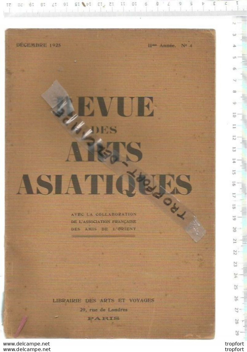 PR / Revue Des Arts Asiatiques 1925 // 70 PAGES  CHINE / DECEMBRE 1925 - Arte