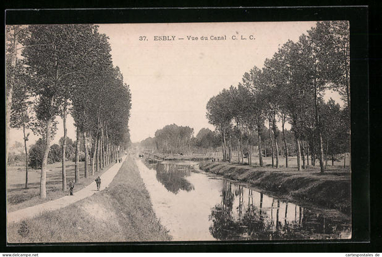 CPA Esbly, Vue Du Canal  - Esbly