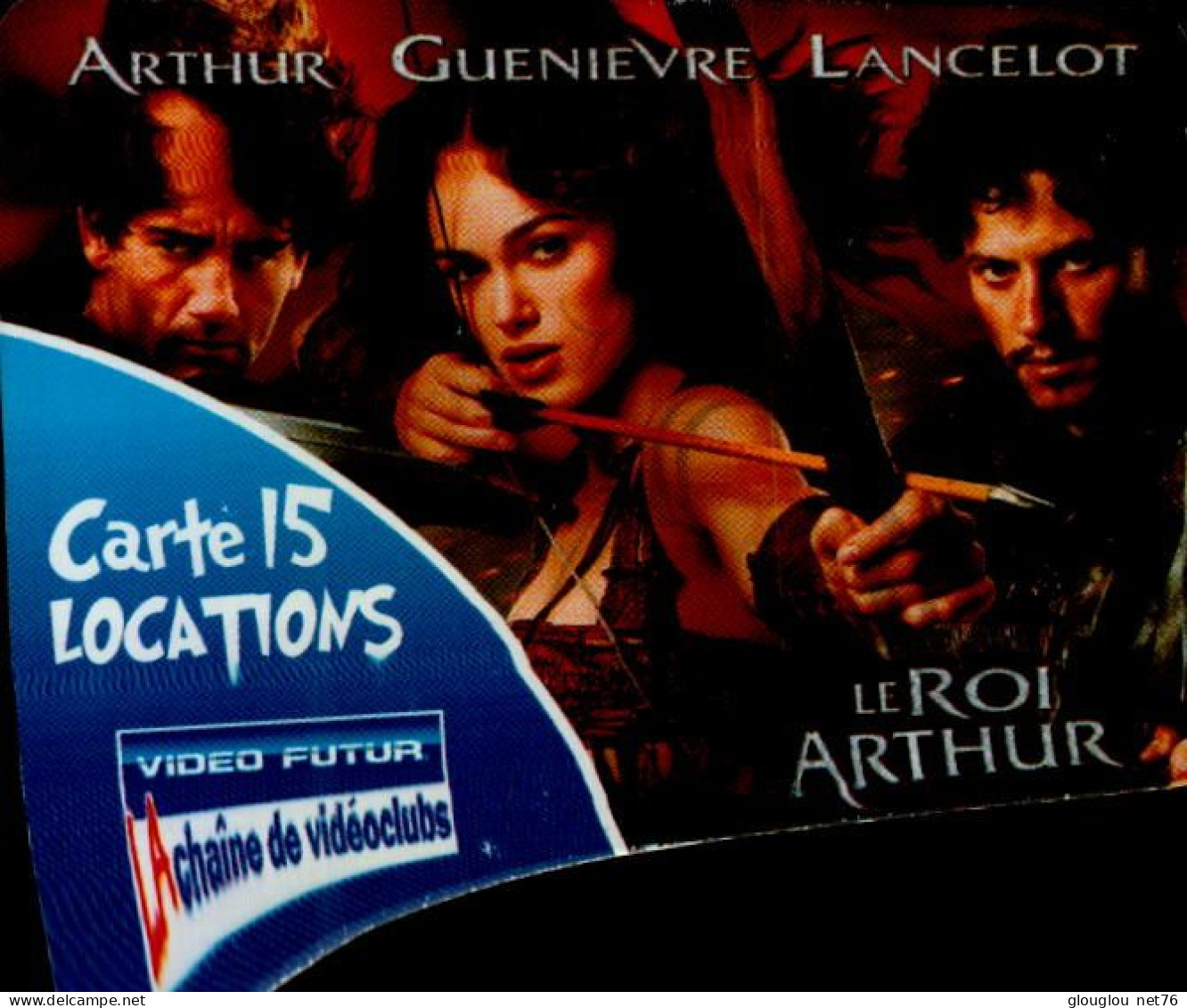 VIDEO FUTUR..  CARTE 15 LOCATIONS...LE ROI ARTHUR. - Suscripción