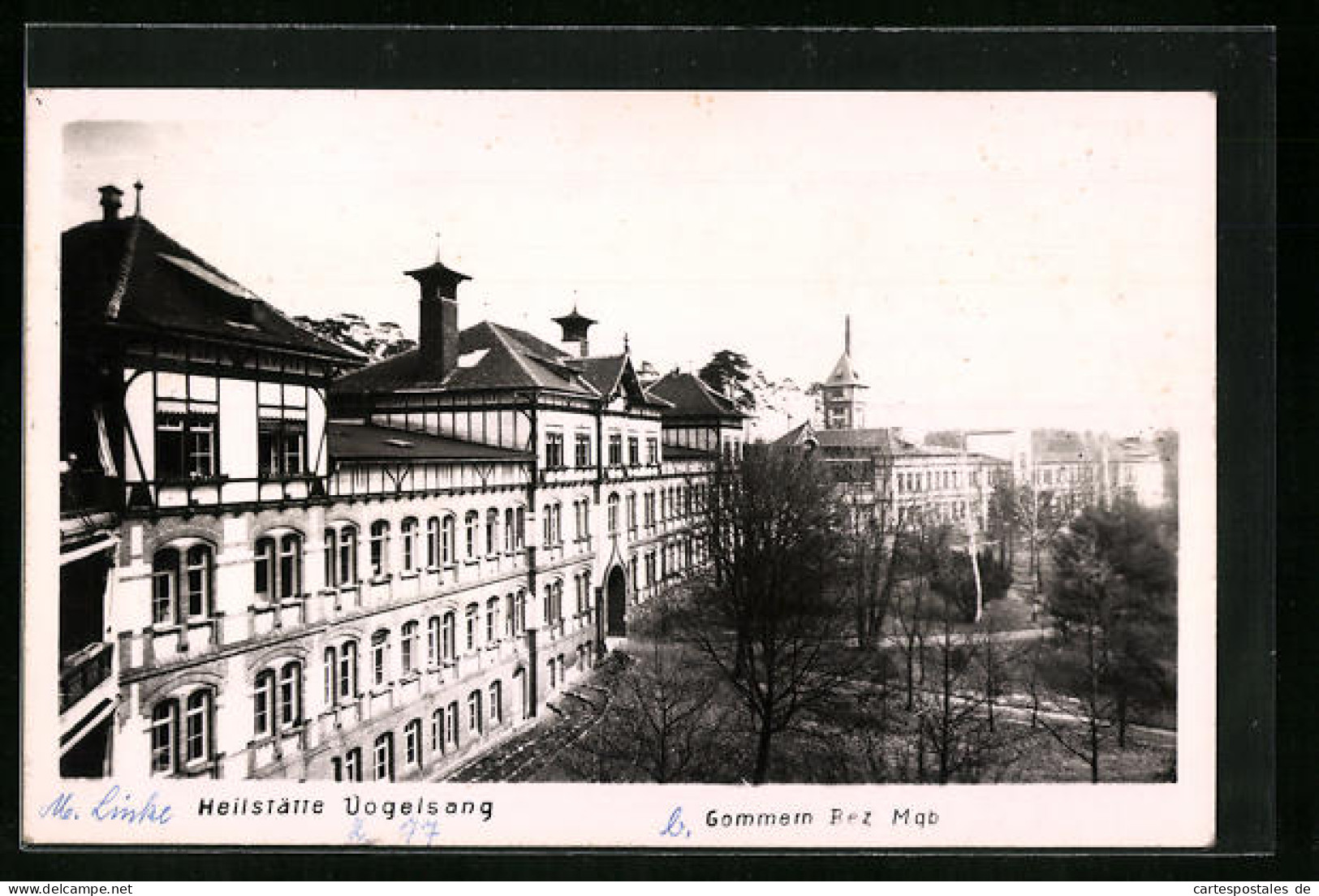 AK Gommern B. Magdeburg, Heilstätte Vogelsang Aus Der Vogelschau  - Magdeburg