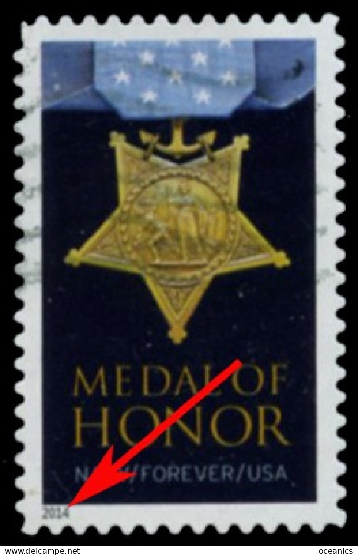 Etats-Unis / United States (Scott No.4822a - La Médaille DHonneur / Medal Of Honor) (o) 2014 - Used Stamps