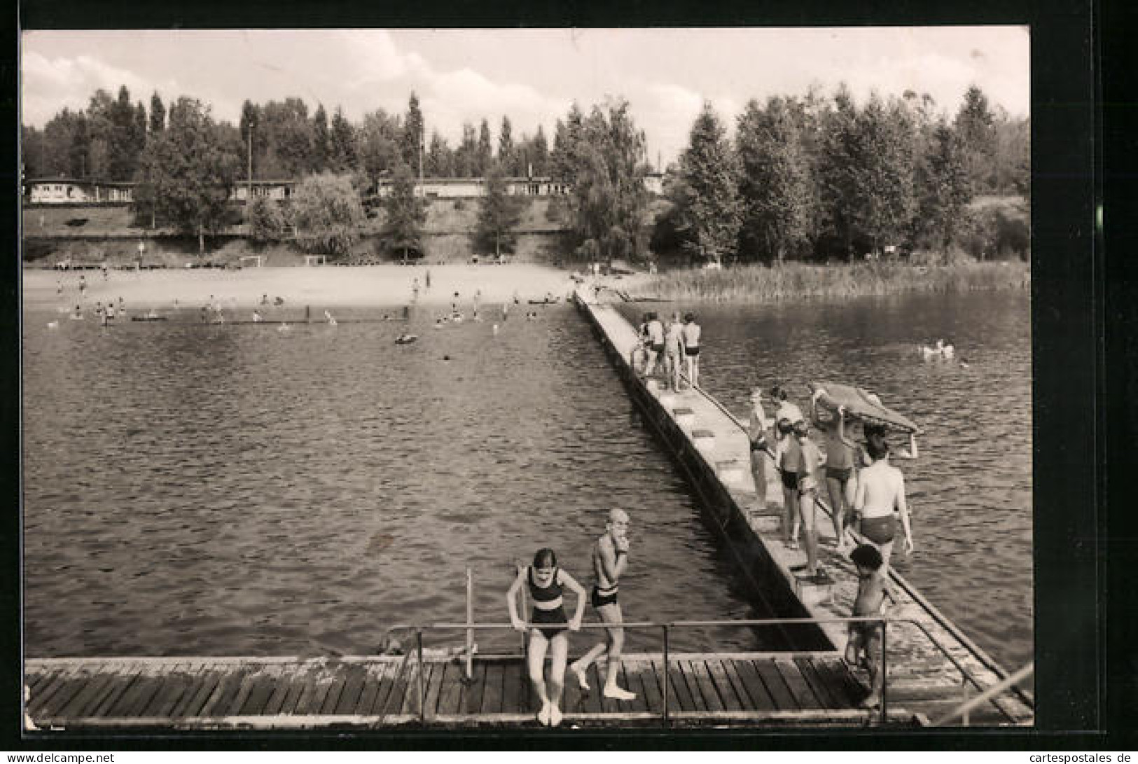 AK Möhlau, Schwimmbad Des VEB Braunkohlenwerk Mulde-Nord  - Autres & Non Classés