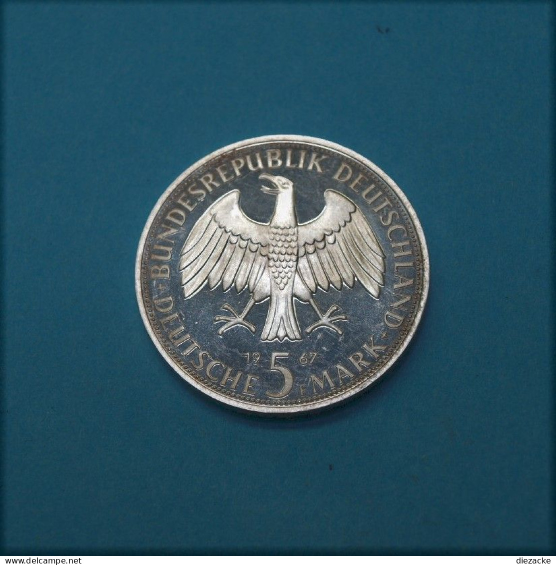 Bund 1967 5 DM Gebrüder Humboldt PP (Mük1/5 - 5 Marcos