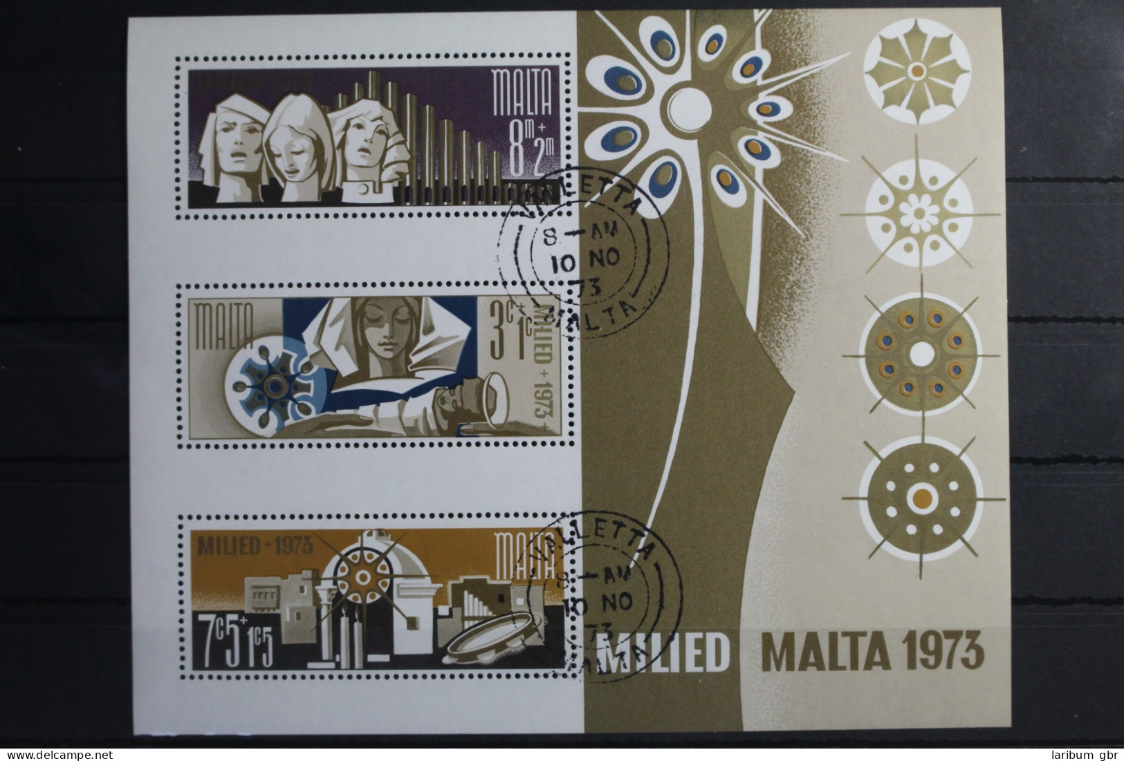Malta Block 3 Mit 478-480 Postfrisch #VO125 - Malta