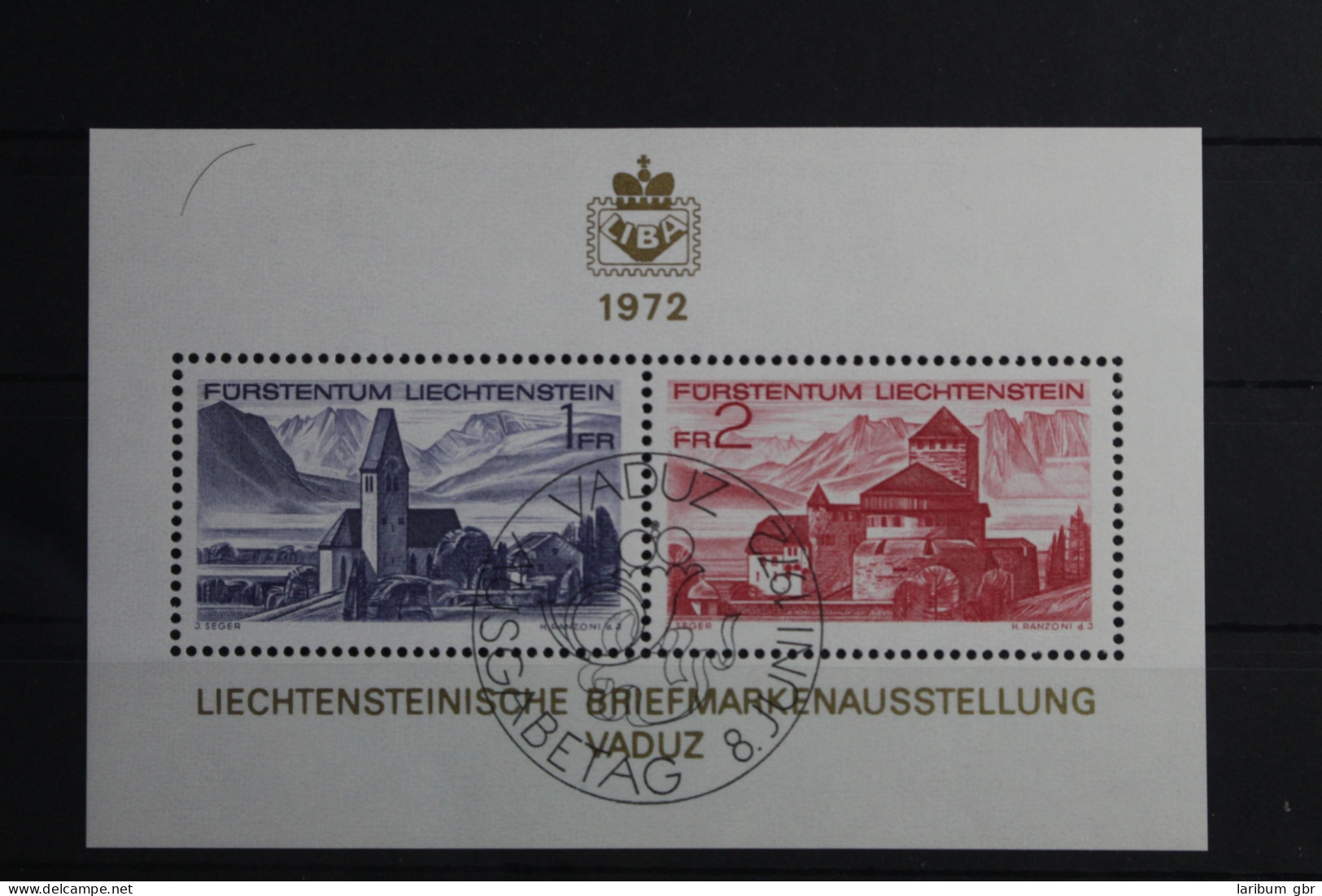 Liechtenstein Block 9 Mit 565-566 Gestempelt #VO185 - Other & Unclassified