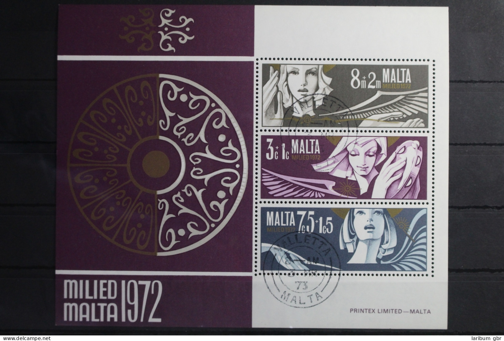 Malta Block 2 Mit 454-456 Postfrisch #VO123 - Malta