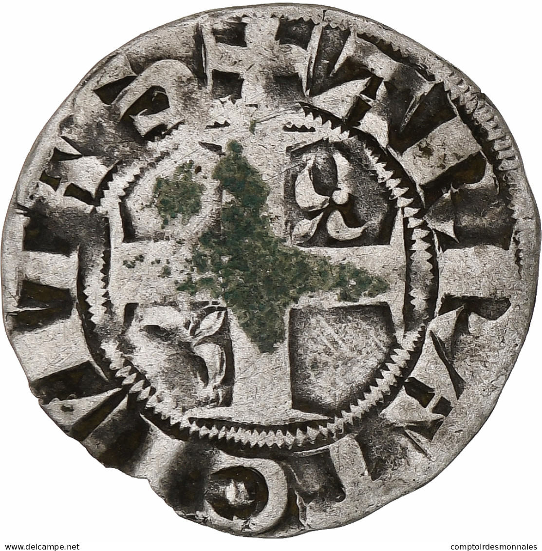 France, Philippe II Auguste, Denier Parisis, 1180-1223, Arras, Billon, TB+ - 1180-1223 Filips II Augustus