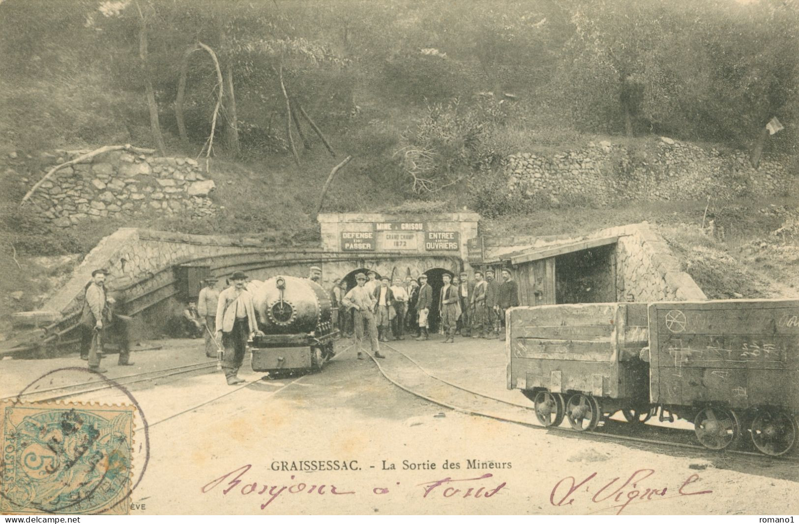 34)     GRAISSESSAC  -  La Sortie Des Mineurs - Autres & Non Classés