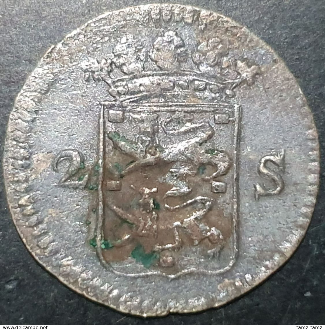 Provincial Dutch Netherlands West Friesland Frisiae 2 Stuiver 1732 Silver - Monnaies Provinciales