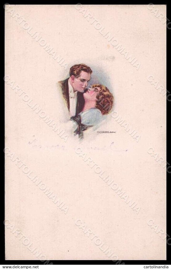 Artist Signed Illustratori Corbella Romantic Couple Serie 162M-2 Postcard VK7107 - Autres & Non Classés