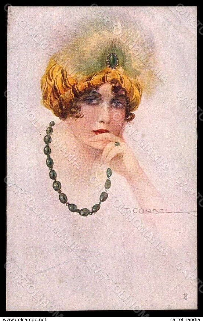 Artist Signed Corbella Fashion Glamour Lady Necklace Serie 306-3 Pc VK7140 - Autres & Non Classés