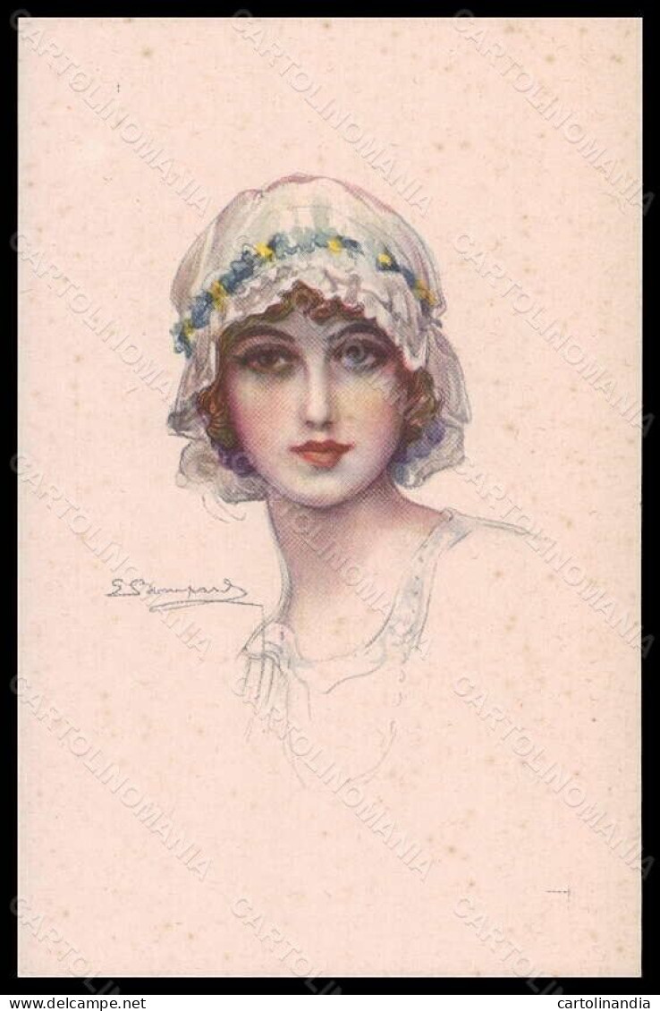 Artist Signed Bompard Fashion Glamour Lady Mode Serie 914-4 Postcard VK6416 - Sonstige & Ohne Zuordnung