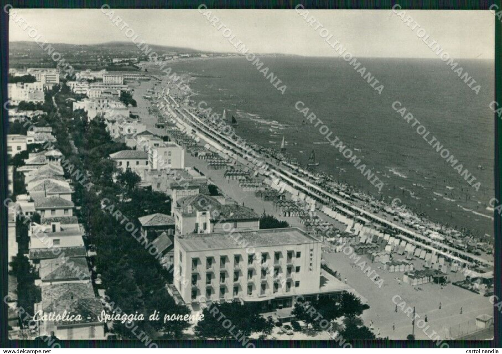 Rimini Cattolica PIEGHINA Foto FG Cartolina ZK6545 - Rimini