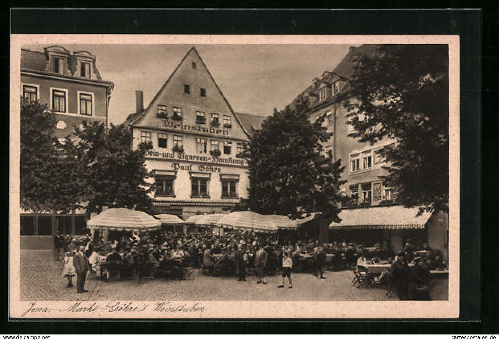 AK Jena, Gasthaus Göhre`s Weinstuben Und Markt  - Jena