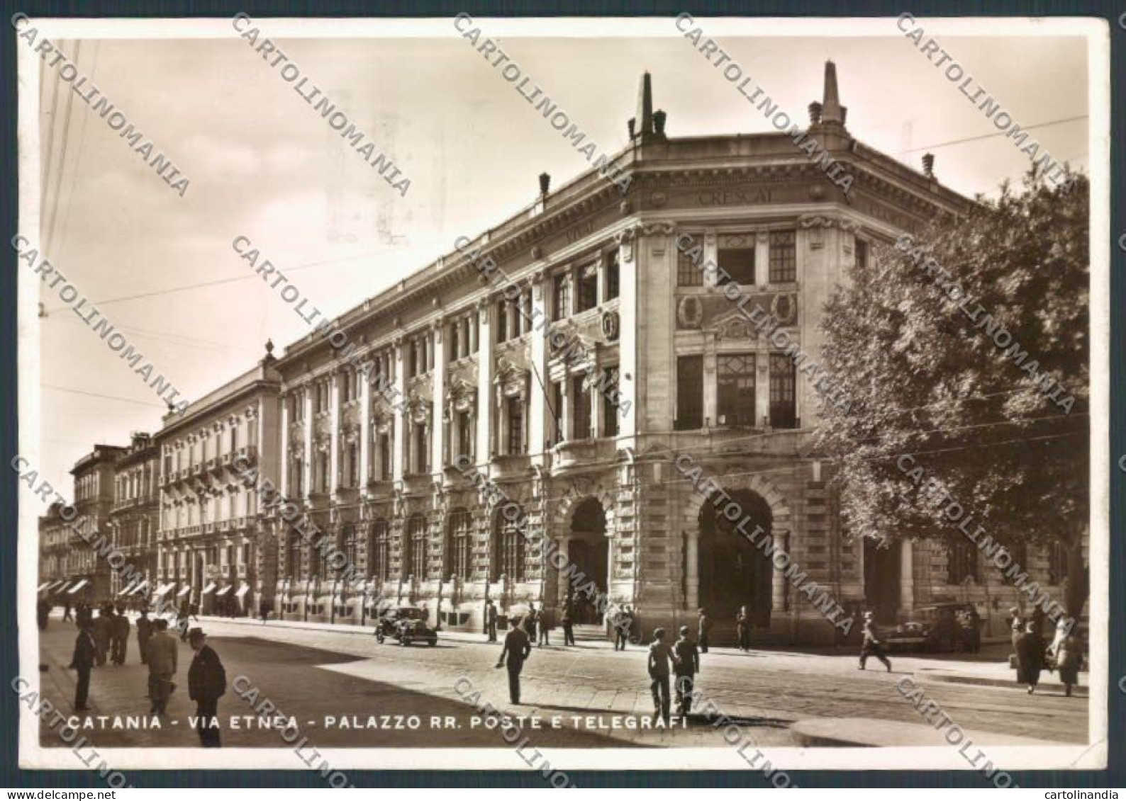 Catania Città Poste ABRASA Foto FG Cartolina ZF6400 - Catania