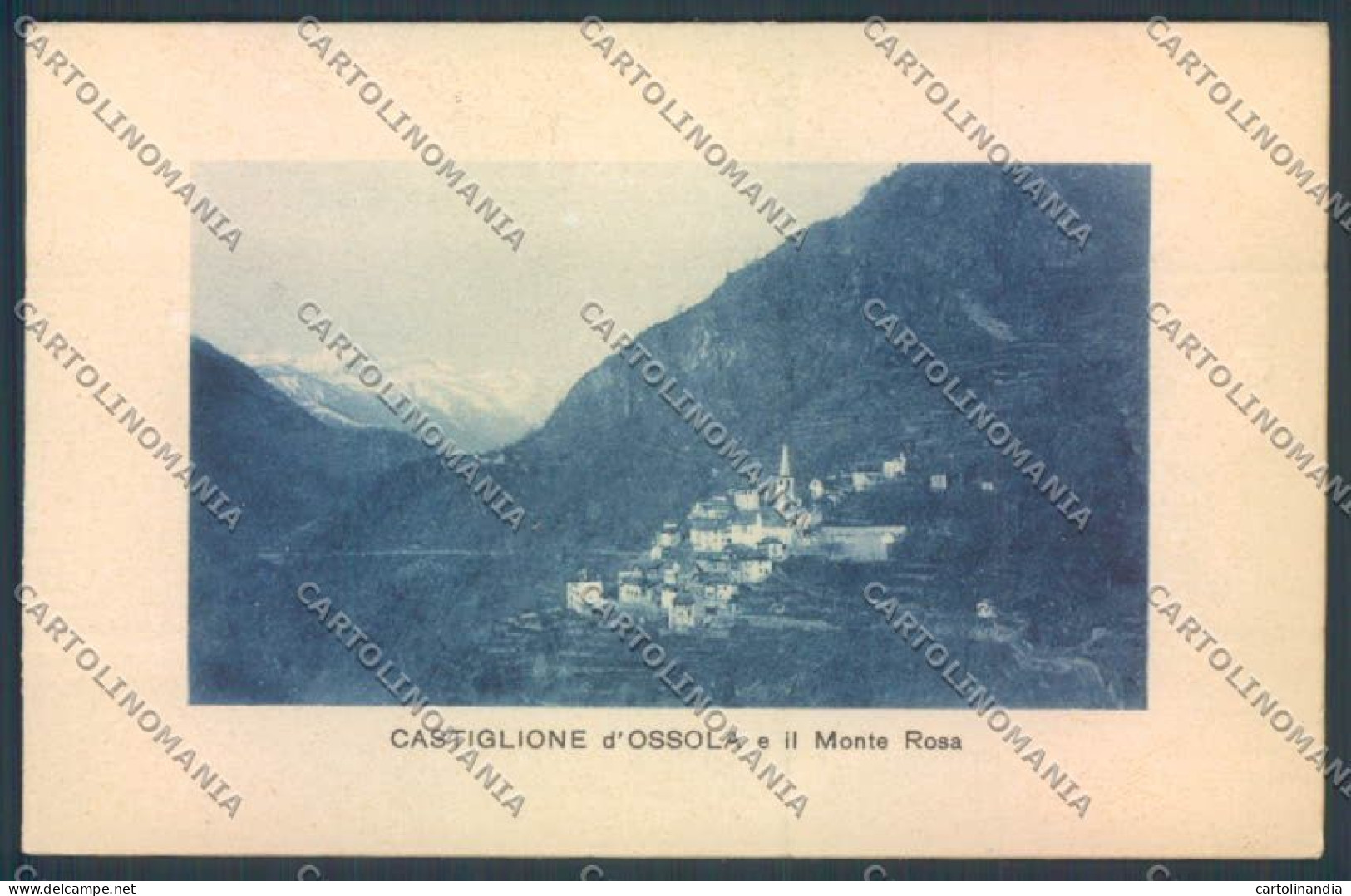 Verbania Calasca Castiglione Monte Rosa Cartolina ZQ7962 - Verbania