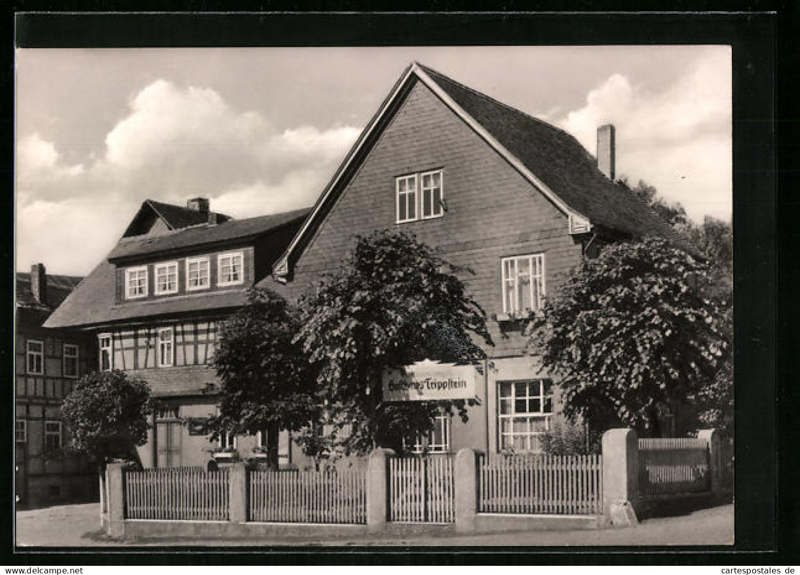 AK Bechstedt /Rudolstadt, Gasthaus Trippstein Mit Garten  - Rudolstadt