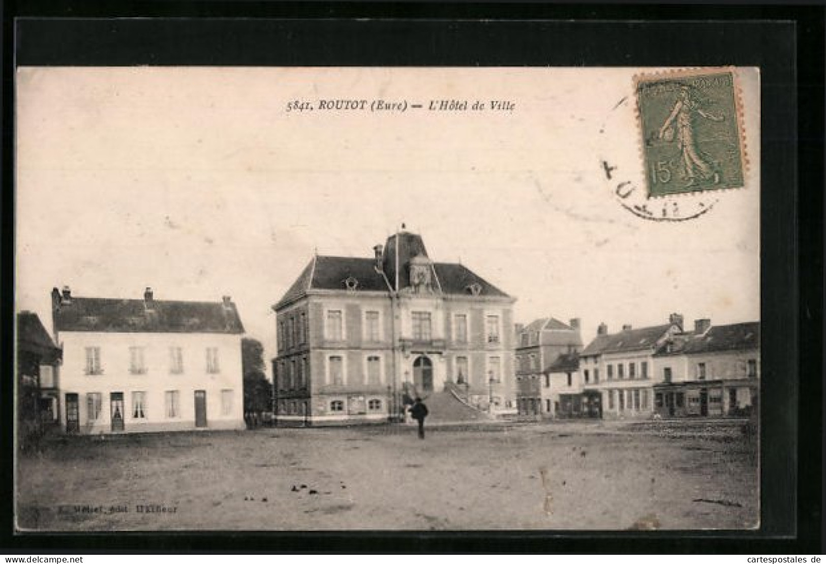 CPA Routot, L`Hotel De Ville  - Routot