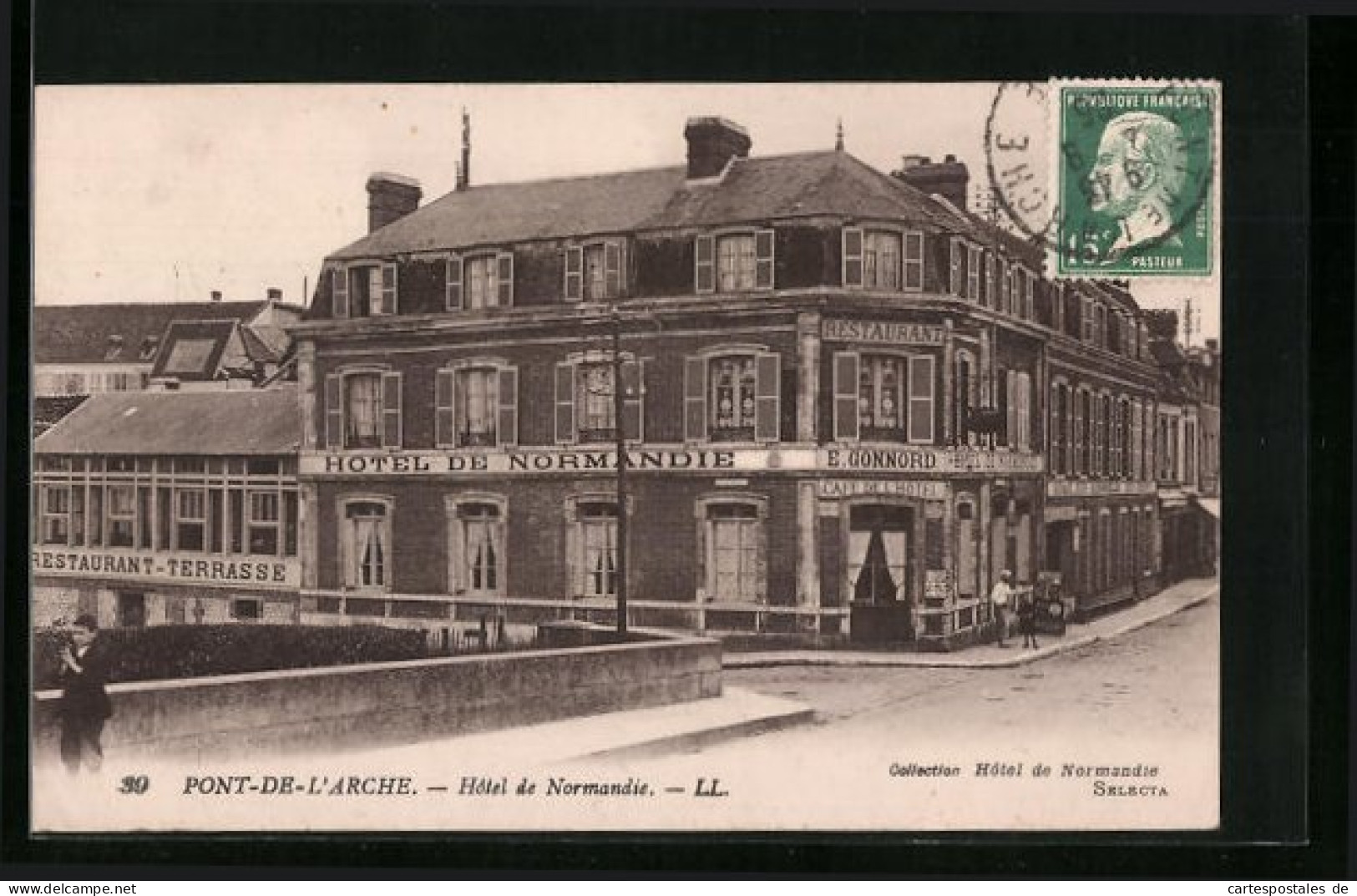 CPA Pont-de-L`Arche, Hotel De Normandie  - Pont-de-l'Arche