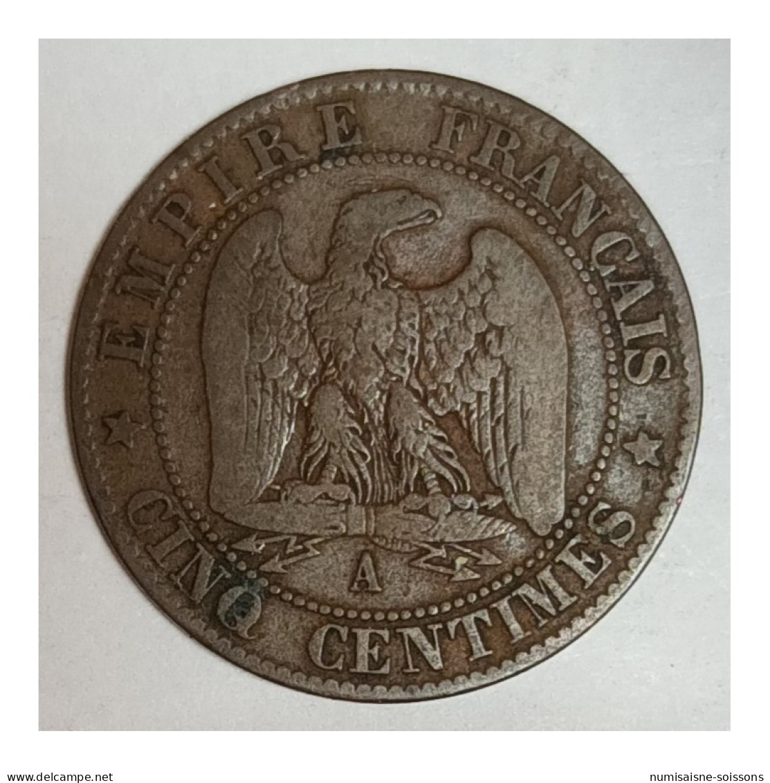 GADOURY 152 - CINQ CENTIMES 1856 A Paris NAPOLEON III - TB - KM 777 - TB - 5 Centimes