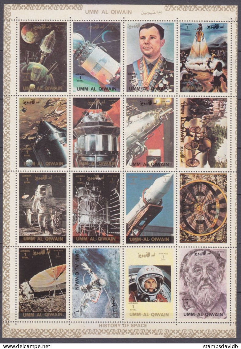 1972 Umm Al Qiwain 1066-1081ZB Space Exploration 8,00 € - Asia