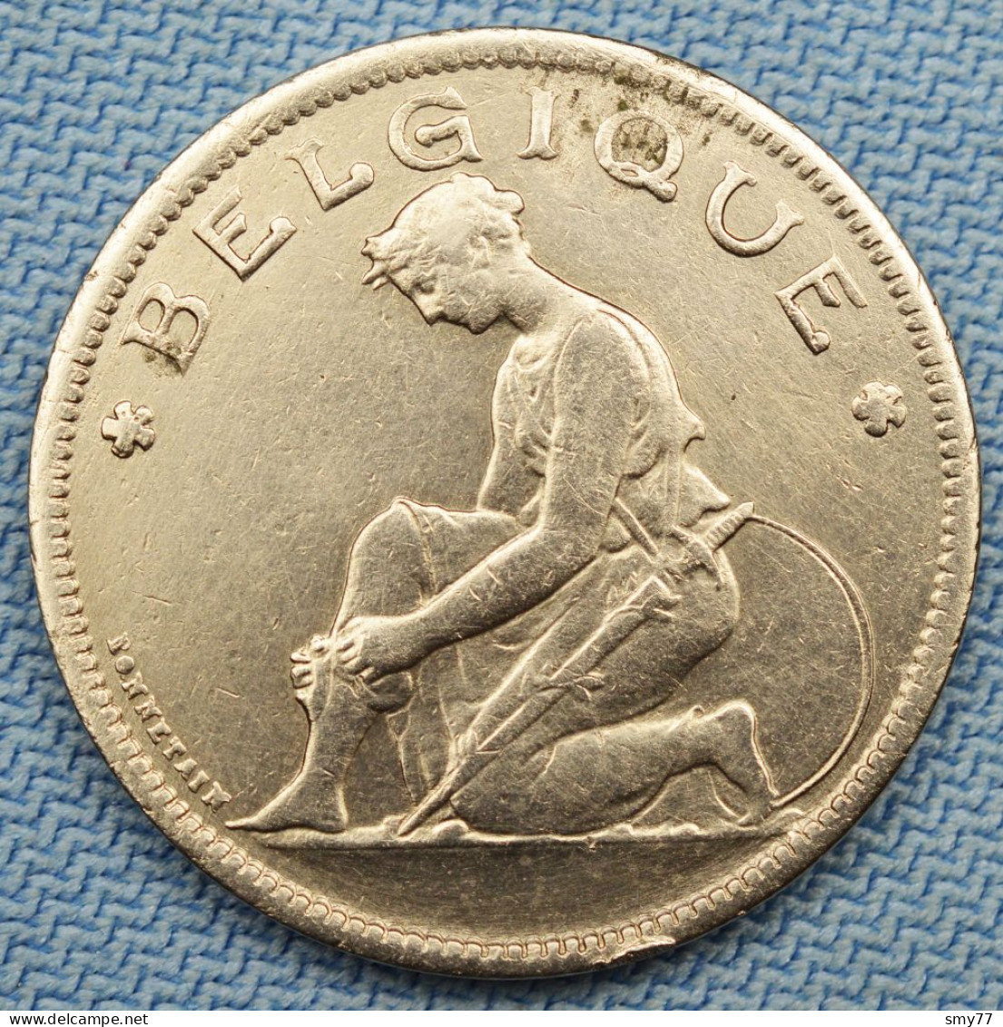 Belgique / Belgium • 2 Francs 1930 Fr. • Keydate • Cleaned • [24-633] - 2 Francos