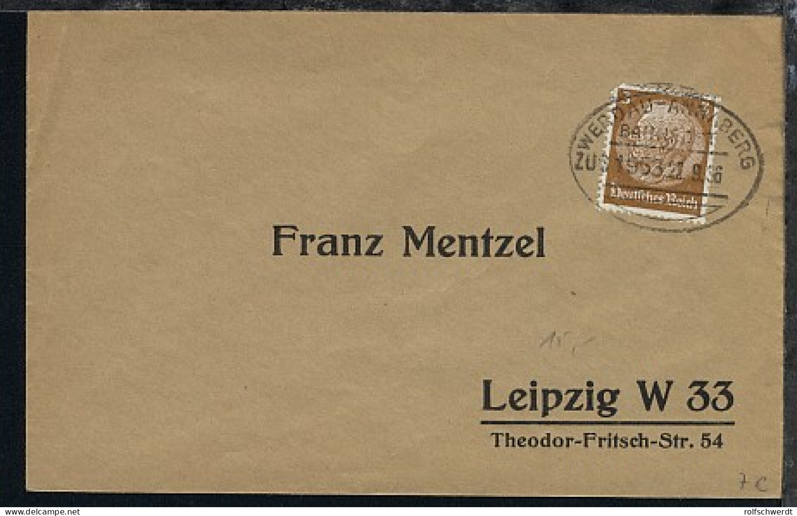 WERDAU-ANNABERG ZUG 1953 21.9.36 Auf Bf. - Andere & Zonder Classificatie