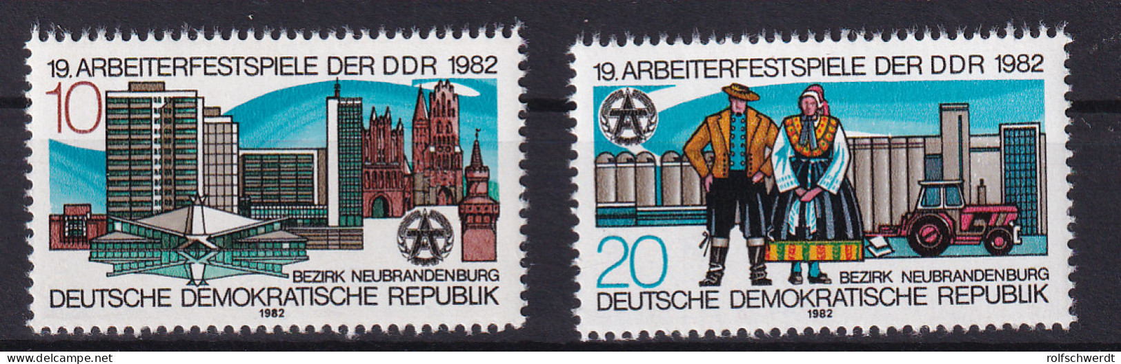 Arbeiterfestspiele Der DDR Bezirk Neubrandenburg ** - Other & Unclassified