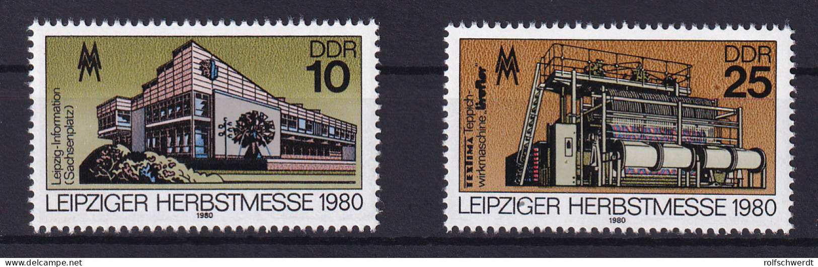 Leipziger Herbstmesse 1980 ** - Sonstige & Ohne Zuordnung